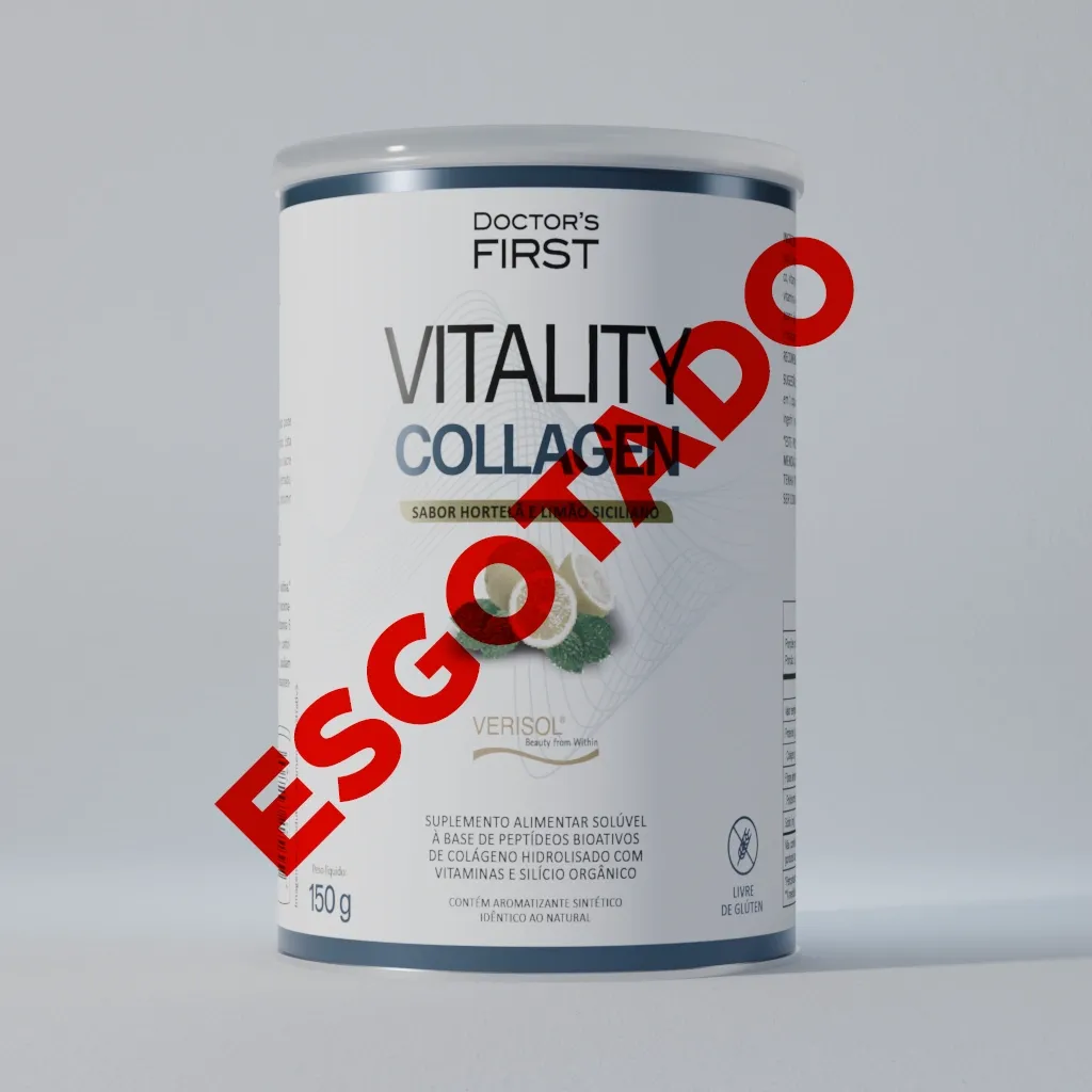 Vitality Collagen Limão Siciliano - Colágeno VERISOL® para Saúde da Pele - 150g